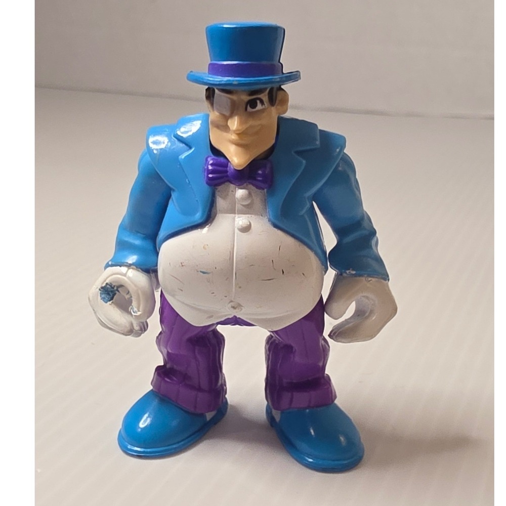 Fisher-Price Imaginext Action Figure 3in Blue Purple Fair 2008 Penguin DC Comics